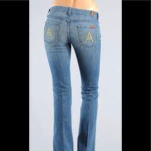 7 For All Mankind A Pocket Jeans, Size 28